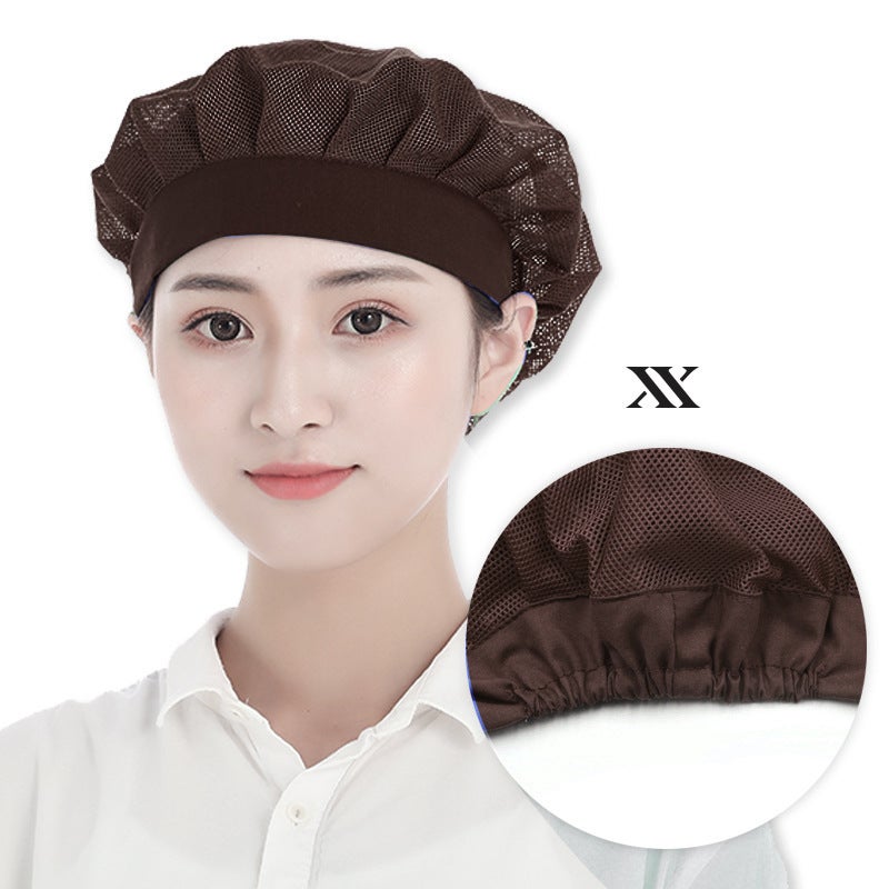 Xuan'S New Chef Hat Women'S Kitchen Anti-Hair Workshop Work Hat Kitchen Factory Canteen Catering - Image 1